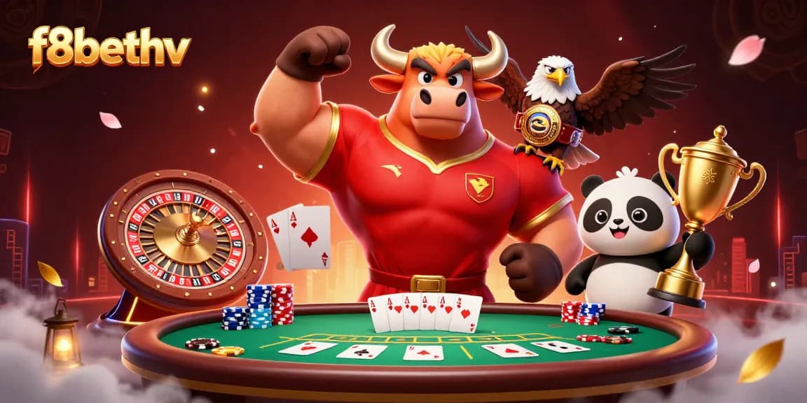 Engage in thrilling gameplay at f8bethv with an exciting live casino scene featuring dynamic characters and vibrant elements.
