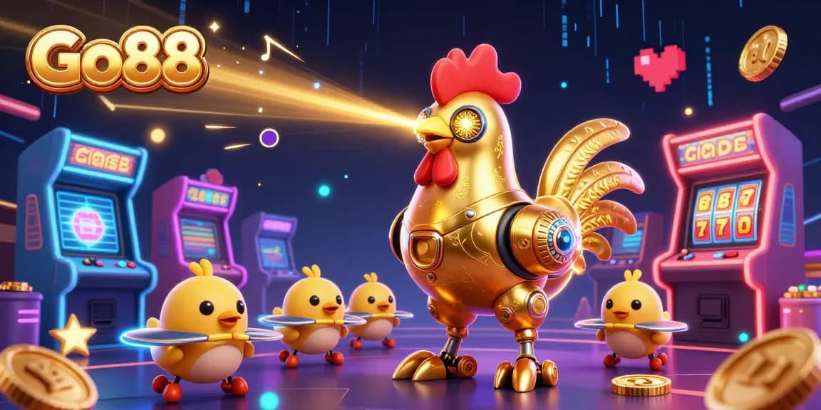Experience Go88's thrilling casino adventure with captivating 3D characters and vibrant gaming elements.