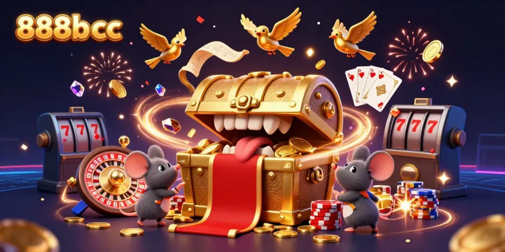 Engage in the thrilling world of 888b cc with golden treasures and dynamic casino elements.