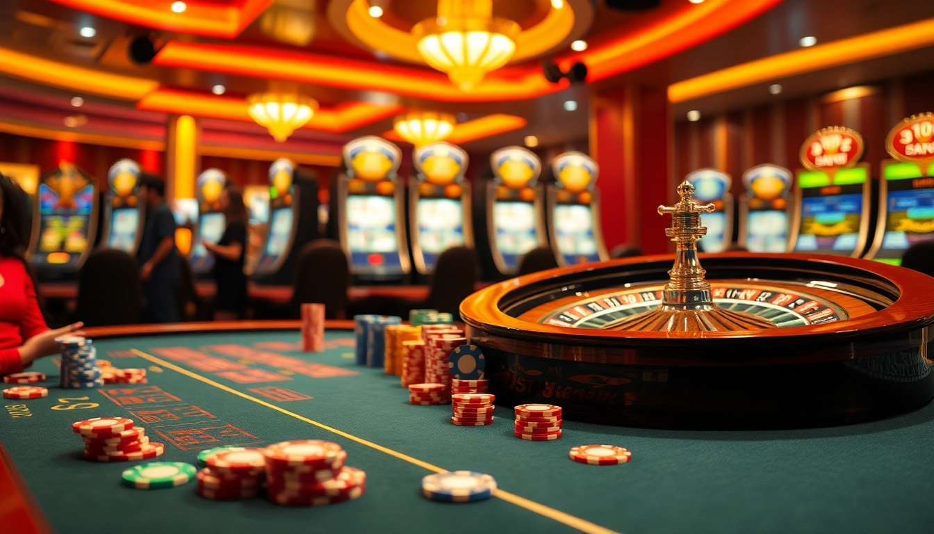 Experience the thrilling atmosphere of gambling at https://79king.hiphop/ with vibrant casino tables and exciting gameplay.