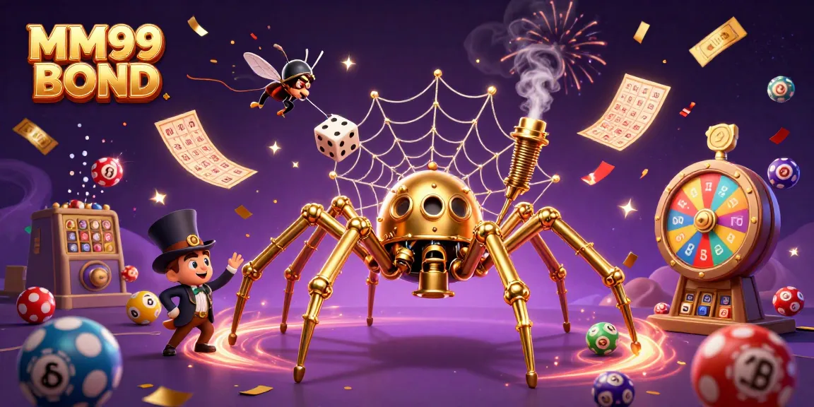 Experience thrilling surprises with MM99 BOND's colorful lottery environment showcasing an engaging 3D scene