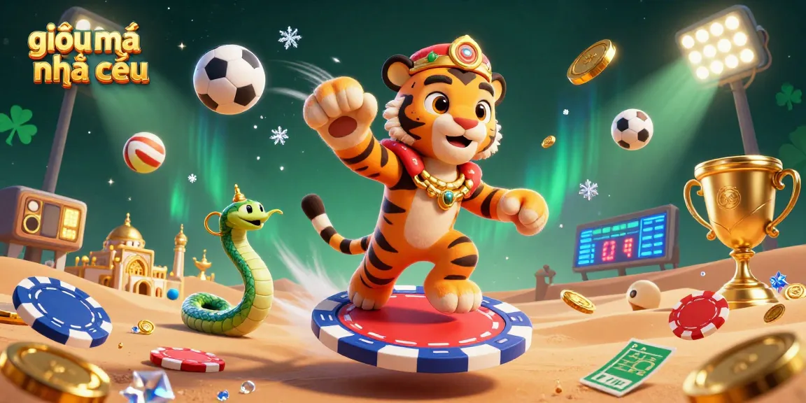 Experience the magic of giải mã nhà cái with our thrilling 3D illustration showcasing a vibrant casino adventure.